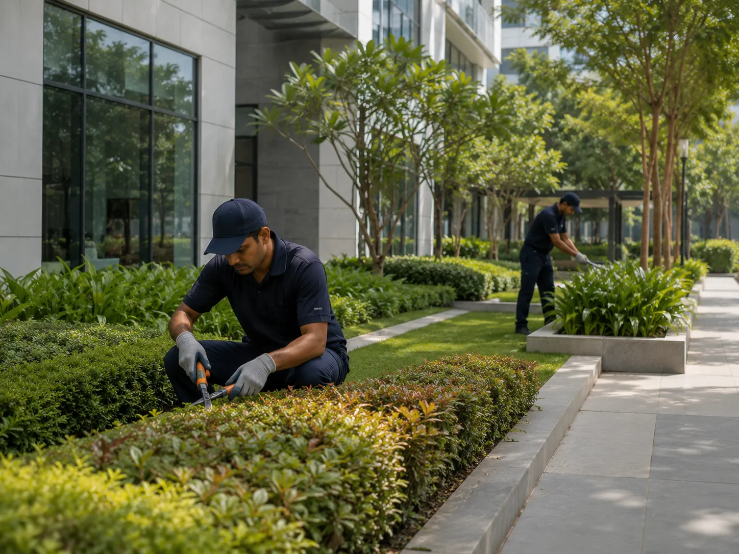 Landscaping and horticulture — Nirvana Property Management, Bangalore